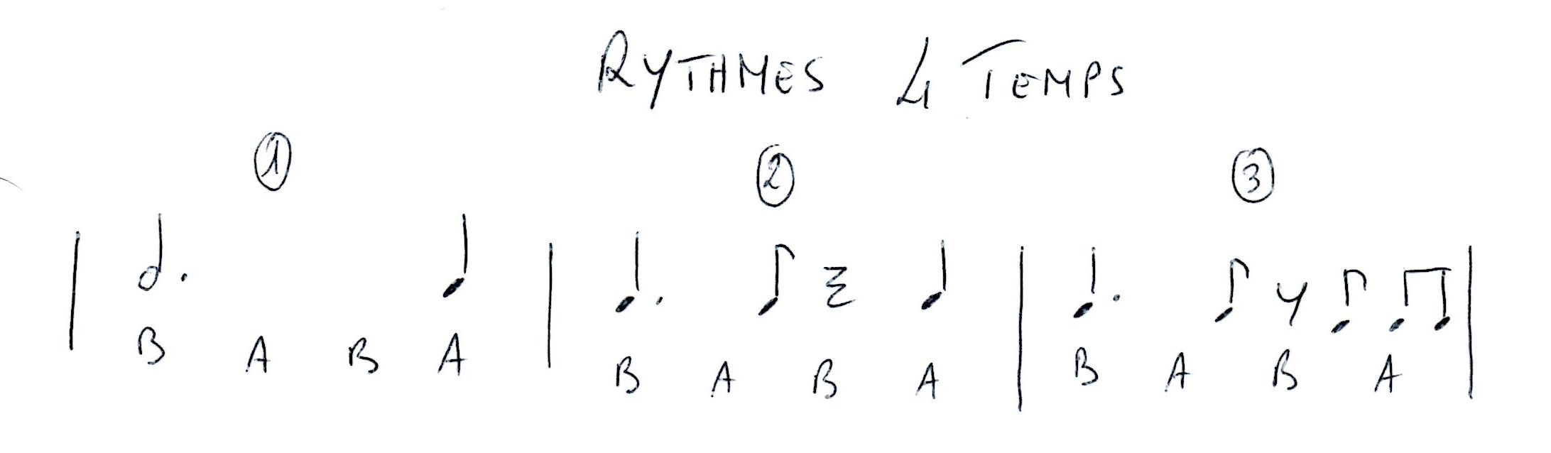 rythmes 4T